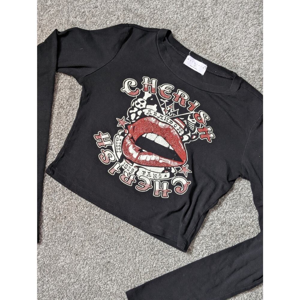 Grunge Streetwear Style Mini Long Sleeve Shirt by Meysikim